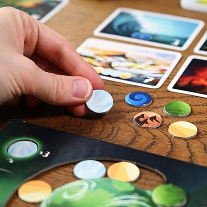 Biomos Board Game | Nature Strategy Game for Families and Solo Play | Build the Most Biodiverse Planet | 1-4 Players | Age 8+ | 20 Min