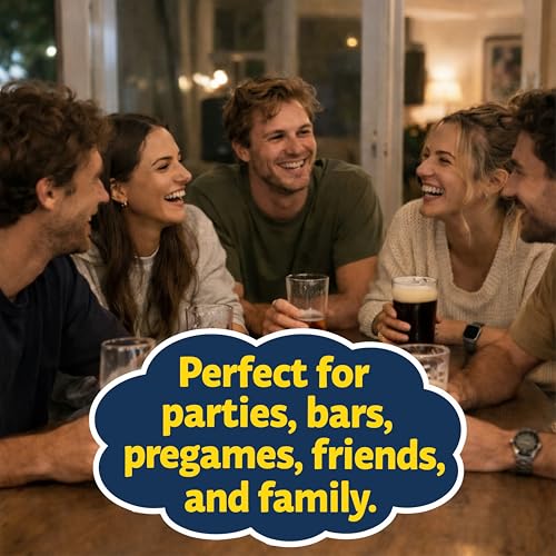 Laugh, Vote, Drink If, Category Chain, Act, Share & Guess | Perfect for Parties, Bars, Holidays, Friends & Family | Group Games That Are Easy to Learn & Fun To Play