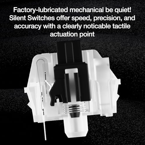 be quiet! Dark Mount Tactile, Gaming Keyboard, Mechanical Silent Switches | Hot-Swappable Numpad and Media Dock, Triple-layered dampening, 8 customizable Display Keys, PBT Double-Shot Keycaps, ARGB - style: Dark Mount Tactile
