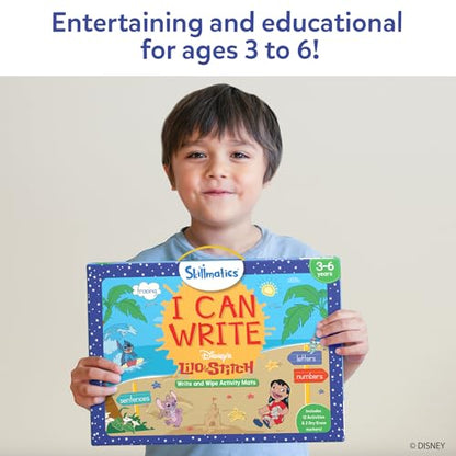 Skillmatics I Can Write Disney's Lilo & Stitch - Reusable Preschool Learning Activities, Educational Toy and Game, Back to School Supplies, Gifts for Students, Kids, Toddlers Ages 3, 4, 5, 6 - style: 9. I Can Write Disney's Lilo & Stitch