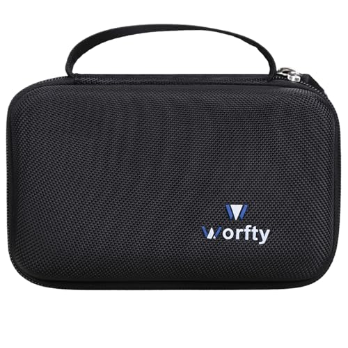 worfty Case for Retroid Pocket Classic/ Retroid Pocket Flip 2 Retro Game Console - Hard Travel Protective Carrying Storage Bag (Black) - color: Black