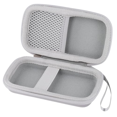 khanka Case for RG28XX Retro Handheld Game Console + HDMI Adapter,White | EVA Hard Shell, Mesh Pocket Accessory Storage, Portable Rope Attachment, Travel-Ready Gaming Storage, Protective Case Only