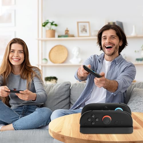 Charging Dock for Nintendos Switch 2,Switch 2 Joycons Dock for 2 Joycon,Joycons Charger Stand Station with LED Indication and USB Type-C Charger Cable