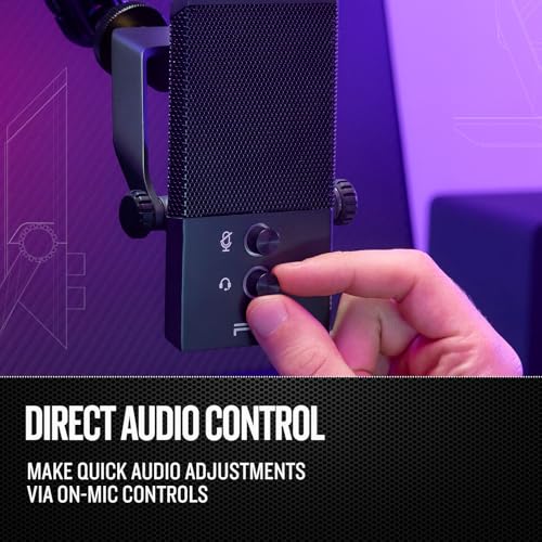 RIG M2 STREAMSTAR PRO HD USB Condenser Microphone | For PC streaming, podcasting, broadcasting, gaming - Plug and Play - 24-bit / 192kHz audio - On-Board Controls