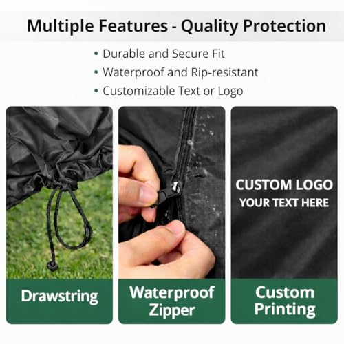 Custom Fit Industrial Dust Protection Cover Made to Measure Protective Cover with Personalized Text or Logo for Furniture & Equipment - color: Industrial Dust Protection