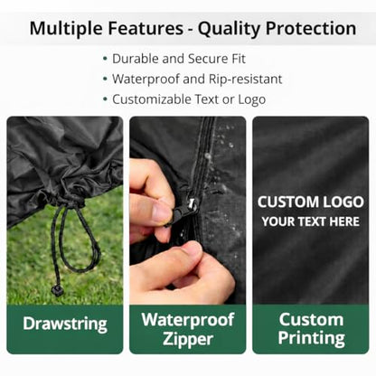 Custom Fit Industrial Dust Protection Cover Made to Measure Protective Cover with Personalized Text or Logo for Furniture & Equipment - color: Industrial Dust Protection