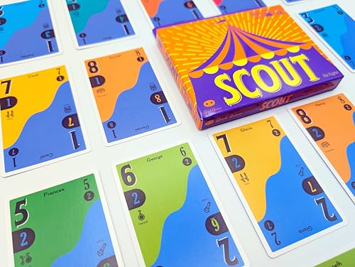 Oink Games Scout Tuckbox Version- Easy-to-Learn Japanese Strategy Card Game | Game of The Year Nominee | Ages 9+