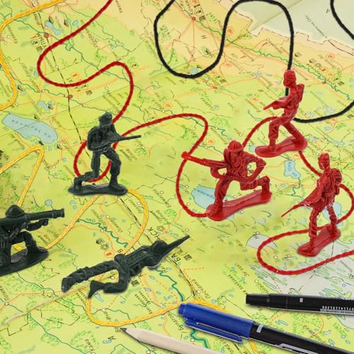 Eaasty 47 Pcs/1 Set Terrain Model Kit, Army Military Land Navigation Kit Military Terrain Model Briefing Set for Ranger Latoon Squad Leader Platoon SGT Platoon Squad TMK, or OCS SUT ROTC