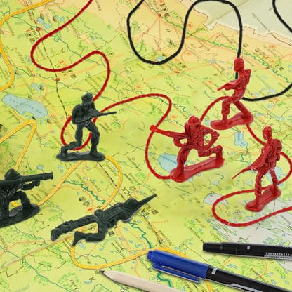 Eaasty 47 Pcs/1 Set Terrain Model Kit, Army Military Land Navigation Kit Military Terrain Model Briefing Set for Ranger Latoon Squad Leader Platoon SGT Platoon Squad TMK, or OCS SUT ROTC