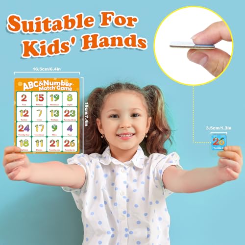 Quilinz Alphabet Bingo Game,Letter/Number/Sight Word Bingo Game for Kids,ABC and 123 Bingo Board Games for Kids 4-6,Alphabet Learning Toys for Kindergarten,Matching Game,Perfection Game for Kids - style: Alphabet Bingo