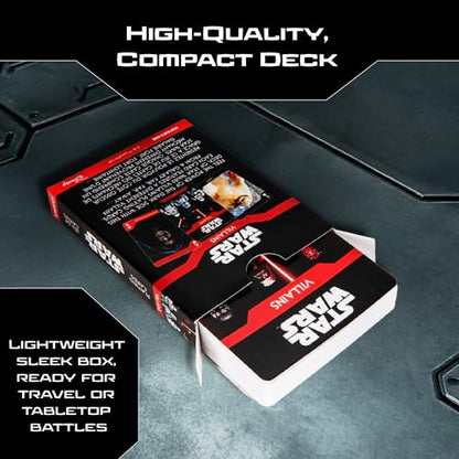 Aquarius Star Wars Villains Playing Cards - Deck of Cards Star Wars Fans - Unique Card Designs, Gift & Merchandise for All Ages - style: Dark Side Villains