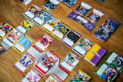 Renegade Game Studios Power Rangers Deck-Building Game 2-4 Players, Ages 13+ Core Set | Strategic tabletop card game for ages 13+. Includes 70 main deck cards, oversized characters, Zords, and a rulebook