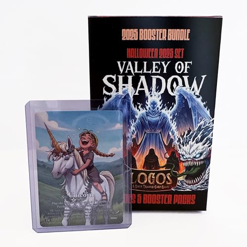 Logos Bible Trading Card Game - Valley of Shadow 2025 | 5 Booster Pack Booster Bundle | Cooperative Expandable/Collectible Card Game for Adults and Teens Ages 10+ | 1-4 Players