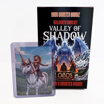 Logos Bible Trading Card Game - Valley of Shadow 2025 | 5 Booster Pack Booster Bundle | Cooperative Expandable/Collectible Card Game for Adults and Teens Ages 10+ | 1-4 Players