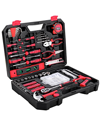 KingTool Home Repair Tool Kit - 226 Piece General Home/Auto Repair Tool Set, General Mechanic Tool Set, General Household Tool Kit, Perfect for Homeowner, Diyer, Handyman - style: 226-Pieces