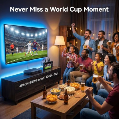 4K60 Video Capture Box-2 Channel HDMI Input with PIP/POP/PMP,Video Recorder with Screen 7 in,Compatible with Consoles, Cameras, Set-Top Boxes, PCs, 4K TVs, Projectors, Monitors