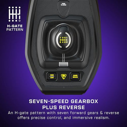 Turtle Beach VelocityOne Multi-Shift Sim Racing Shifter, Handbrake Xbox, PC | Xbox Series X|S, Xbox One, Windows PC, 7-Gear + R H-Gate & Sequential Shifter, Handbrake, Hall-Effect Magnetic Sensors, Black - style: Universal Shifter & Handbrake