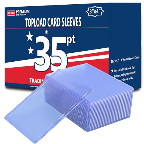 Card Sleeves - 3"x4" Rigid Toploaders for Cards, Hard Plastic Card Protectors, Premium Trading Card Sleeves Fit for Sports Cards & All Standard Trading Cards (100HardSleeves+100SoftSleeves) - size: 100 Soft Sleeves + 100 Hard Sleeves