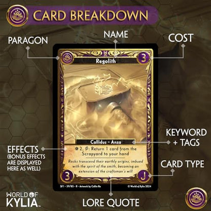 Ascendant TCG | Saqiya Festival - Callidus Starter Deck | Strategic Sci-Fi Fantasy Collectible Card Game | 80-Card Ready-to-Play Deck | Ages 13+