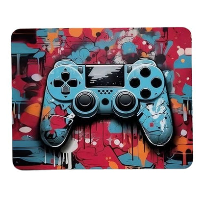 hold fizz Gaming Mouse Pad, Small Cool Gamer Mouse Pad, Gaming Mousepad Accessories for Desk, Laptop, Office, Computer, 9.5x7.9 Inch - color: gamepad blue