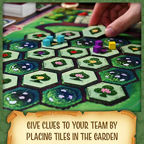Paint the Roses Board Game | Cooperative Alice in Wonderland Deduction Game | 2-5 Players | Age 11+ | 60 Min
