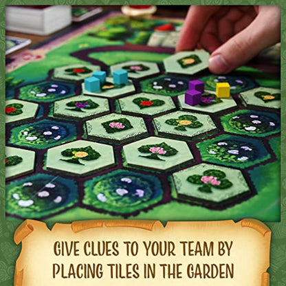 Paint the Roses Board Game | Cooperative Alice in Wonderland Deduction Game | 2-5 Players | Age 11+ | 60 Min