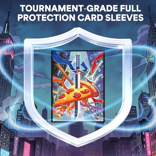 Kabinka MTG Card Sleeves - Turtles 100 Standard Size Pack | Clear Front & Matte Finish Back MTG Sleeves for Magic The Gathering TCG - color: A