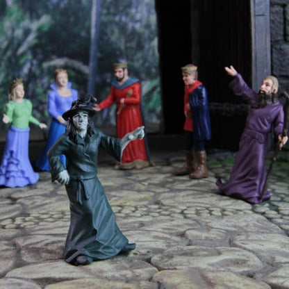 Safari Ltd. Days of Old TOOB - Figurine of Wizard, Witch, Queen, King, Princess, and Prince - Medieval Toy Set for Boys, Girls, and Kids Ages 3+