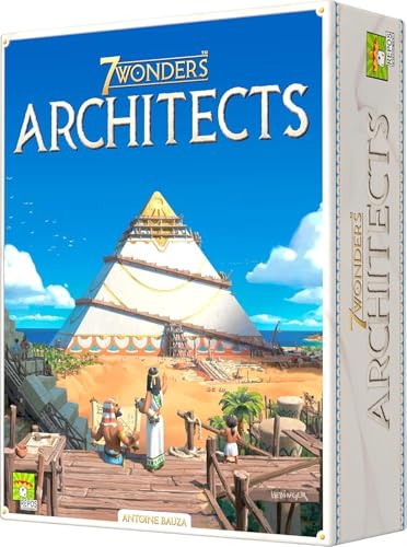 Asmodee 7 Wonders Architects - Shape History with Your Ingenious Wonders, Civilization Strategy Game for Kids and Adults, Ages 8+, 2-7 Players, 25 Minute Playtime | Build an ancient Wonder through fast, accessible strategy gameplay. Ages 8+, 2-7 Players,