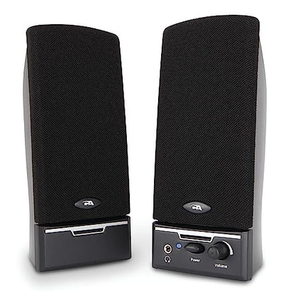 Cyber Acoustics CA-2014 Computer Speakers, Full Stereo Sound, Convenient Controls, Easy Setup - style: AC