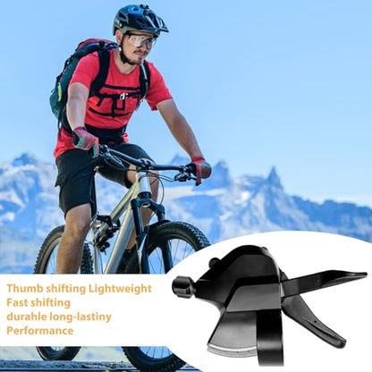 8 Speed Shifter SL-M315-8R Bike Shifter Right Thumb Gear Shifter | 8 Speed Shifter for Moutain Bike Commuter Bike Touring Bike,with Visual Window,Skip 3 Gears in a Row,Durable,Low Resistance