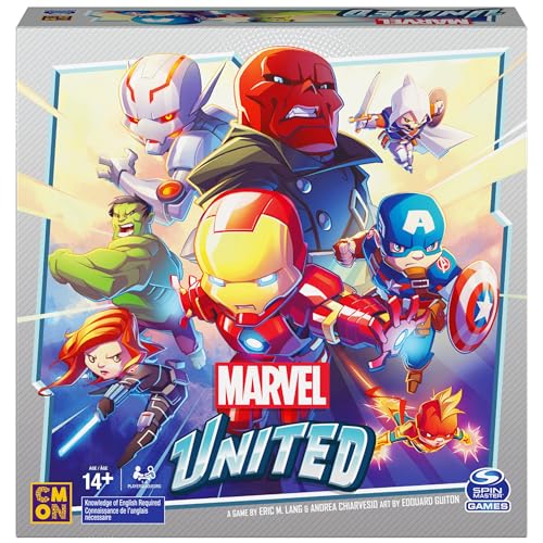 Marvel United, Award-Winning Superhero Cooperative Multiplayer Strategy Card Game Captain America Hulk, for Adults, Families and Kids Ages 14 and up - color: Marvel United Superhero