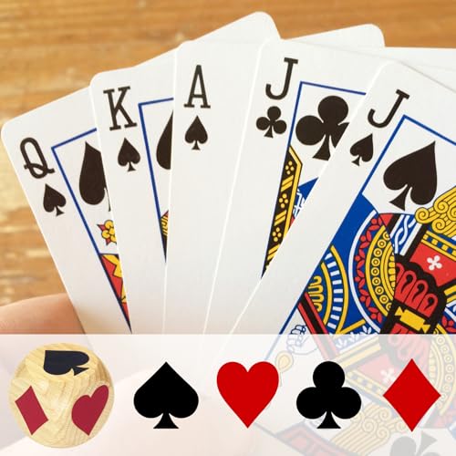 Euchre Cube Marker Dice (2.2 in) Pinochle Bridge Playing Cards Whist Cards Markers Euchre Card Deck Marker Game Dice Indicator