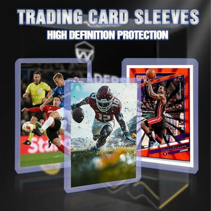 400 Card Sleeves Top Loaders for Cards, 3" x 4" Standard Premium Toploaders Card Holders Hard Plastic Card Protectors for Trading Sports Football Game Cards(200 Toploaders + 200 Penny Sleeves) - size: 200 Toploaders + 200 Penny Sleeves