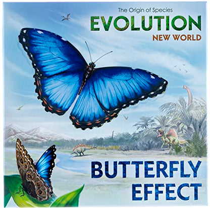 Evolution: Butterfly Effect Board Game Expansion | 1-6 Players | Ages 11 and up | Popular Science | Nature | Animals| Card Game | Simulation | Hand Management | Average Playtime 30-60 min