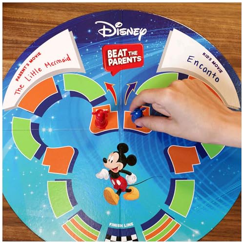 Spin Master Games Beat the Parents Disney Edition Family Game | Kids Vs Parents Disney Trivia, Active Drawing & Acting Challenges, Awesome For Family Game Night, For 2+ Players, Ages 8+ - color: Disney Edition- Beat the Parents