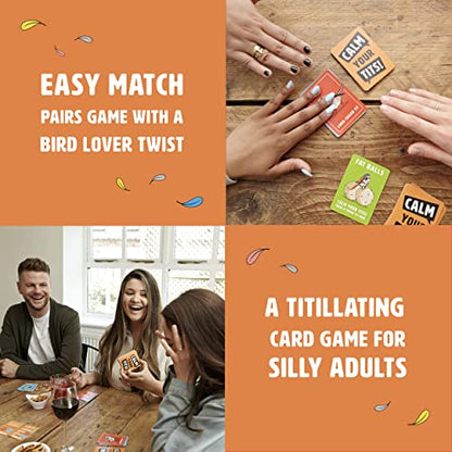 Ginger Fox: Calm Your Tits - A Titillating Pairs Card Game for Silly Adults, Bird Matching, Nature & Naughtiness Party Game, Ages 16+, 2-6 Players - style: Calm Your…