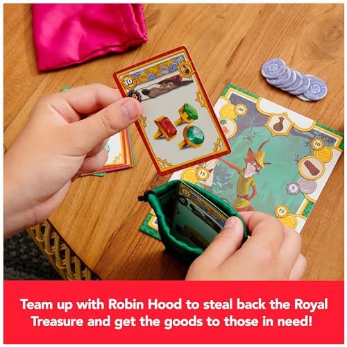 Spin Master Games, Disney Robin Hood Sheriff of Nottingham, Family Board Games, Disney Board Games for Family Night, 3-5 Players, for Ages 10 & Up