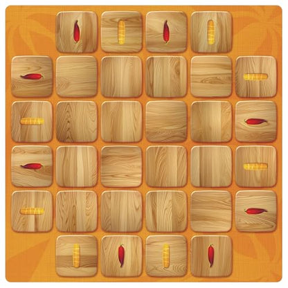 Funforge Tapas - Engaging Tile Laying Board Game for Strategic Family Fun | 2 Players | Ages 8+ | Abstract Strategy Puzzle with Croquetas & Jalapenos Theme - style: Tapas