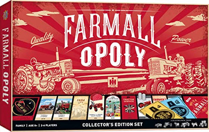 MasterPieces Farmall Opoly Board Game - Officially Licensed, Farm-Themed Family Game - Ages 8+ - color: Farmall