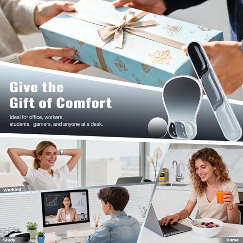 Ospelelf Mouse Pad with Wrist Rest Set Gel Ergonomic Keyboard Wrist Support Anti-Slip Rubber Bottom Office Women Desk Accessories for Computer, Laptop and Gaming, Black and Grey - color: Black and Grey, style: Keyboard Rest + Mouse Rest + Coaster