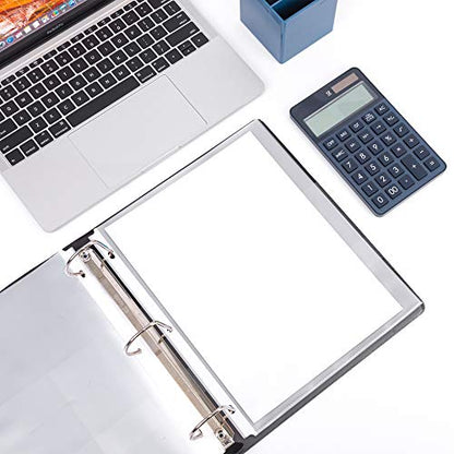 Amazon Basics Durable Clear Sheet Protectors for 3 Ring Binder, 8.5 in x 11 in, 3 holes, 200 Pack