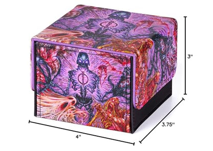 The Awakening Deck Box | 100+ Double Sleeved Card Capacity | Magnetic Closure - color: The Conjuring