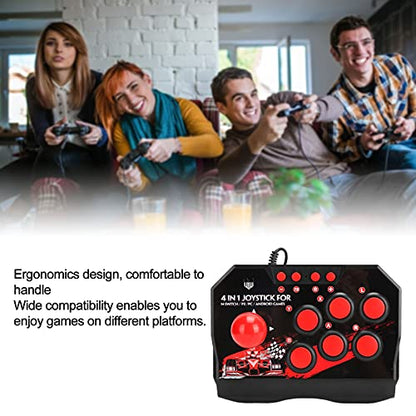 yaogohua Arcade Fight Stick Wired Arcade Joystick Arcade Games Accessories for Switch/PC/PS3 Games Accessories