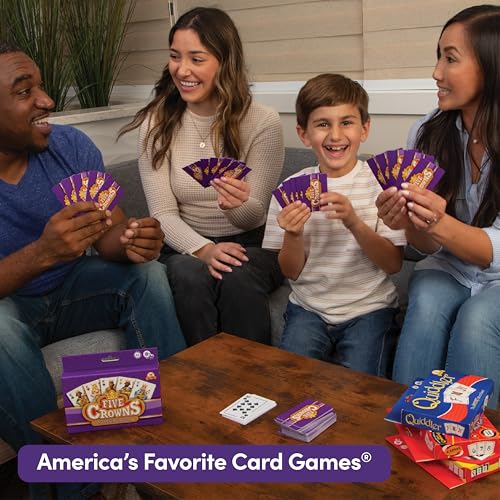Five Crowns 4 Pack Bundle Card Games for Kids - style: 4 Pack Bundle