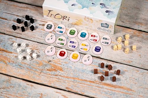 Inori Board Game | Cooperative & Competitive Worker Placement Strategy Game, Fun Family Game for Kids and Adults, Ages 10+, 2-4 Players, 40 Mins