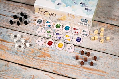 Inori Board Game | Cooperative & Competitive Worker Placement Strategy Game, Fun Family Game for Kids and Adults, Ages 10+, 2-4 Players, 40 Mins