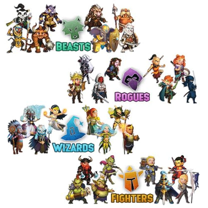 Tiny Epic Tactics Deluxe – Strategic Battle Royal Combat Board Game, 1-4 Players, Ages 14+, Modular 3D Terrain & Exclusive Content