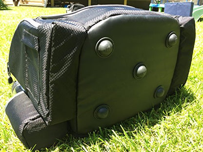 Throwback Sports Throwback Backpack Cooler 2.0 - Large Insulated Cooler Bag with Padded Straps, 20-25 Disc Capacity, Removable Dividers, Dual Bottle Holders - Frisbee Disc Golf Bag