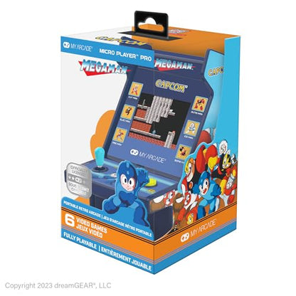 My Arcade Mega Man Micro Player Pro: Mega Man, Retro Gaming, Titles 1 Through 6, Arcade Classics - style: Mega Man